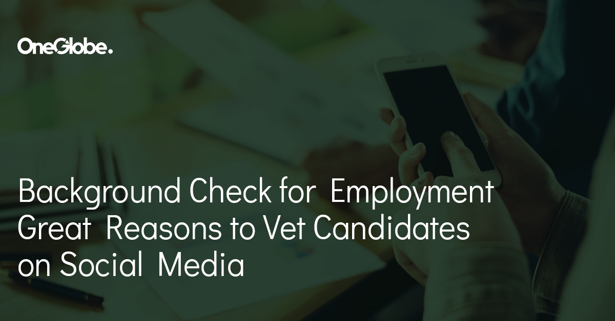 background check for employment